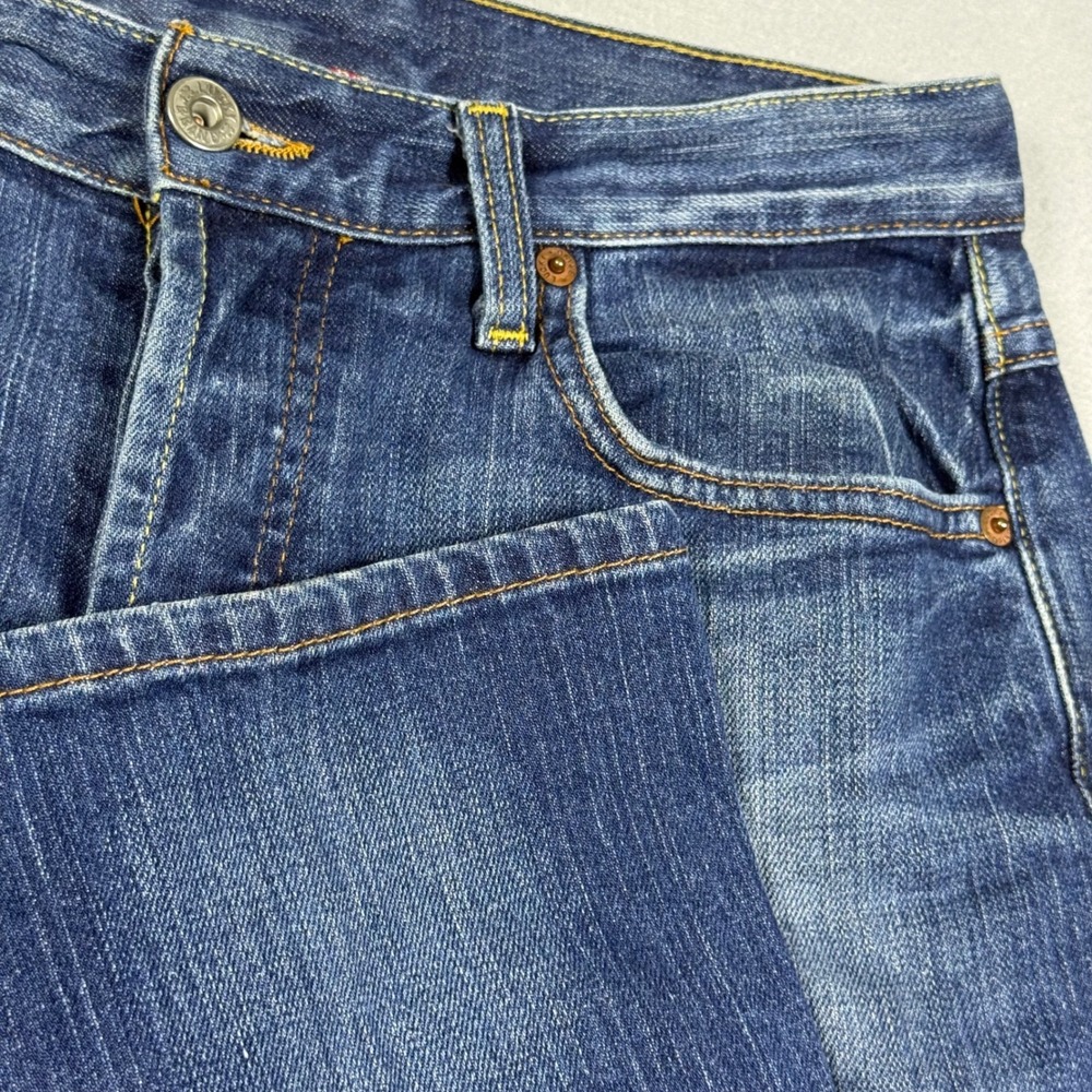 Lucky Brand Easy Rider Medium Wash Bootcut Jeans Blue Denim Womens 4/27 Short